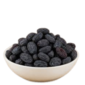 black raisins